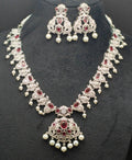 Silver necklace jewellery