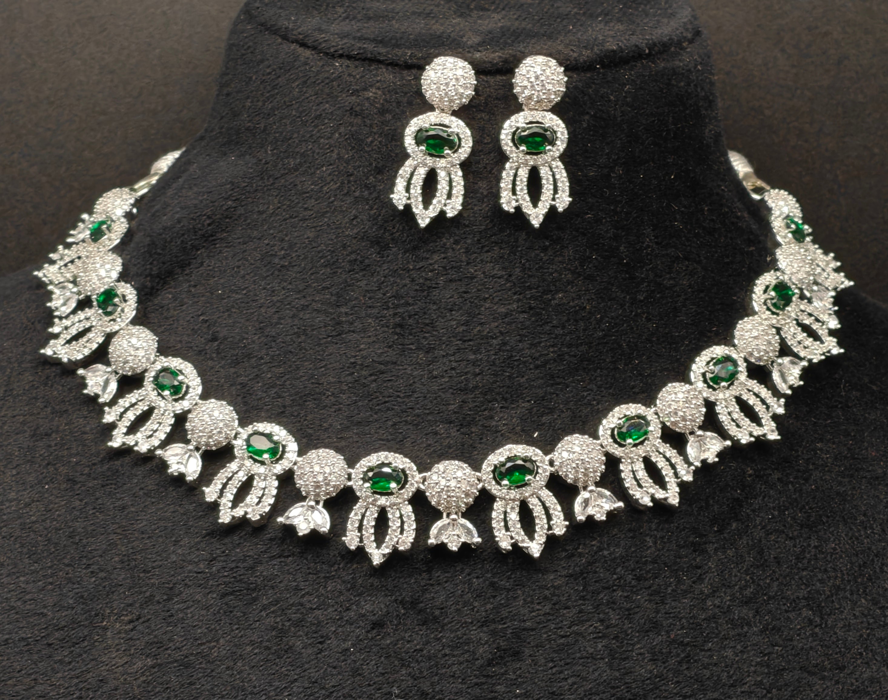 Silver necklace jewellery