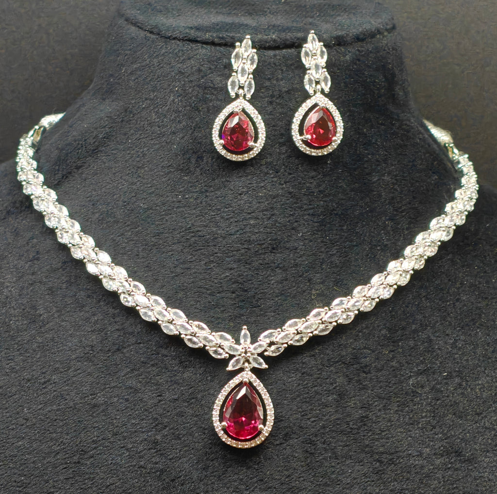 Silver necklace jewellery