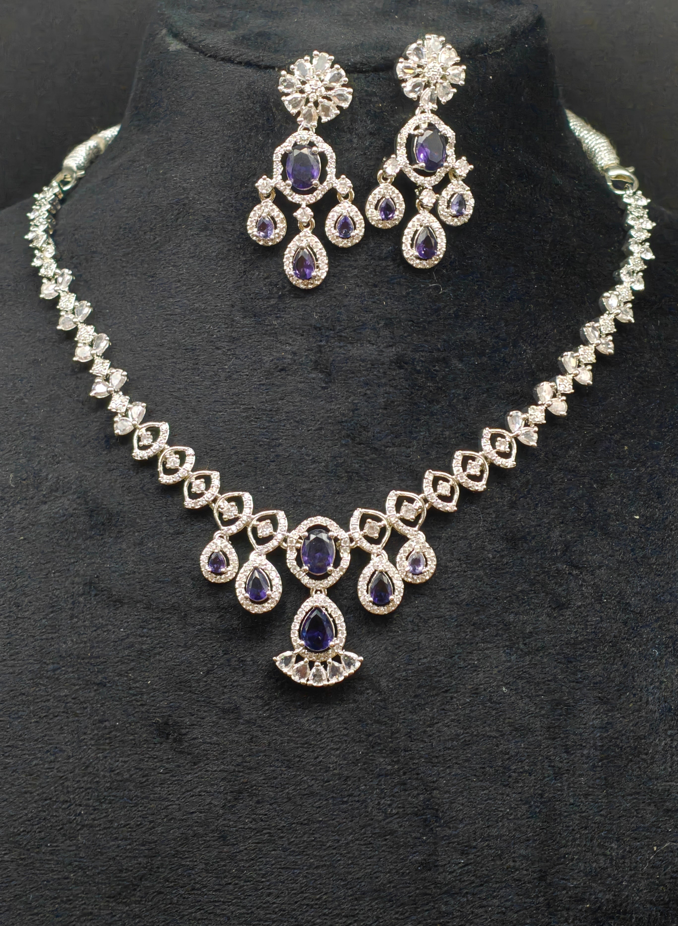 Silver necklace jewellery