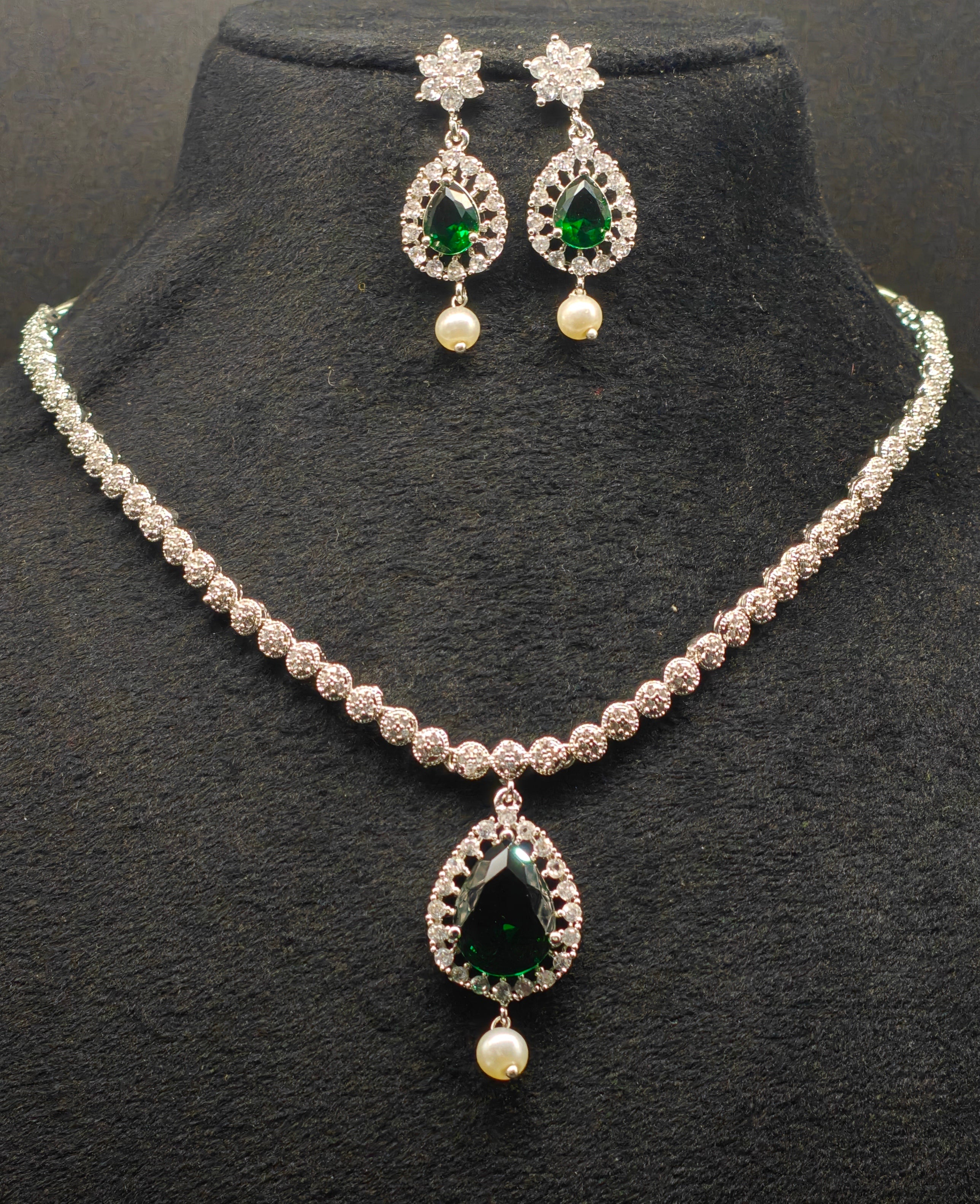 Silver necklace jewellery
