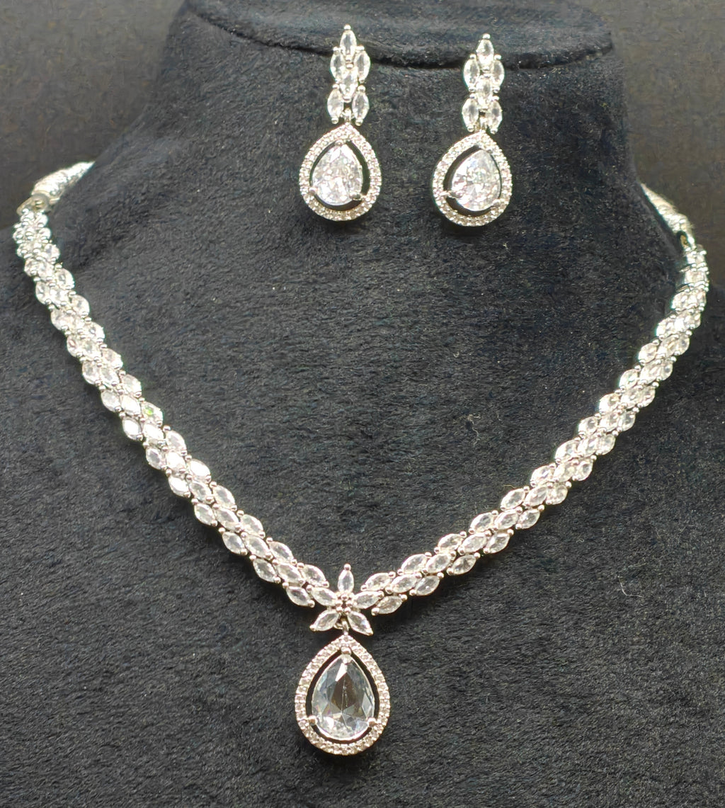 Silver necklace jewellery