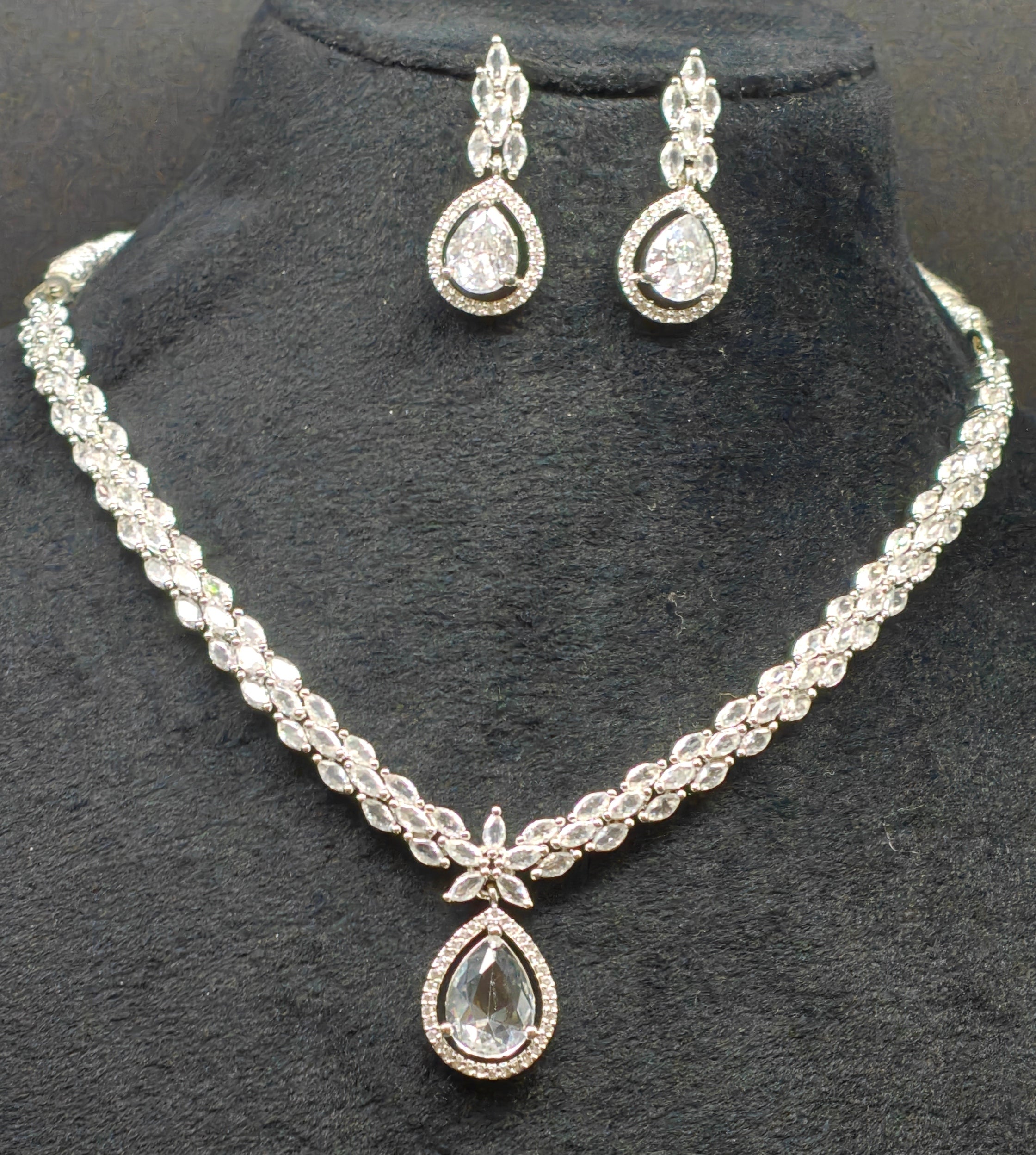 Silver necklace jewellery