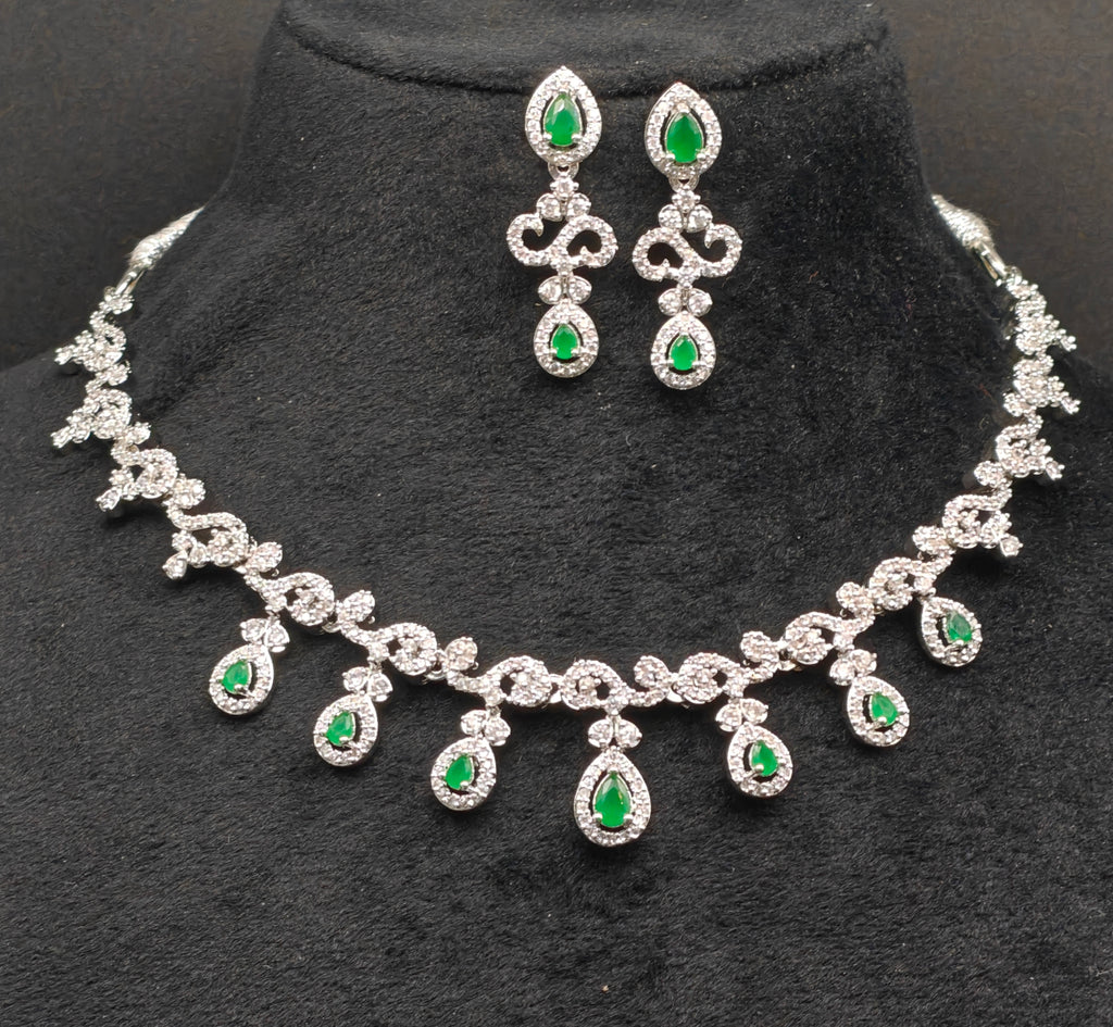 Silver necklace jewellery