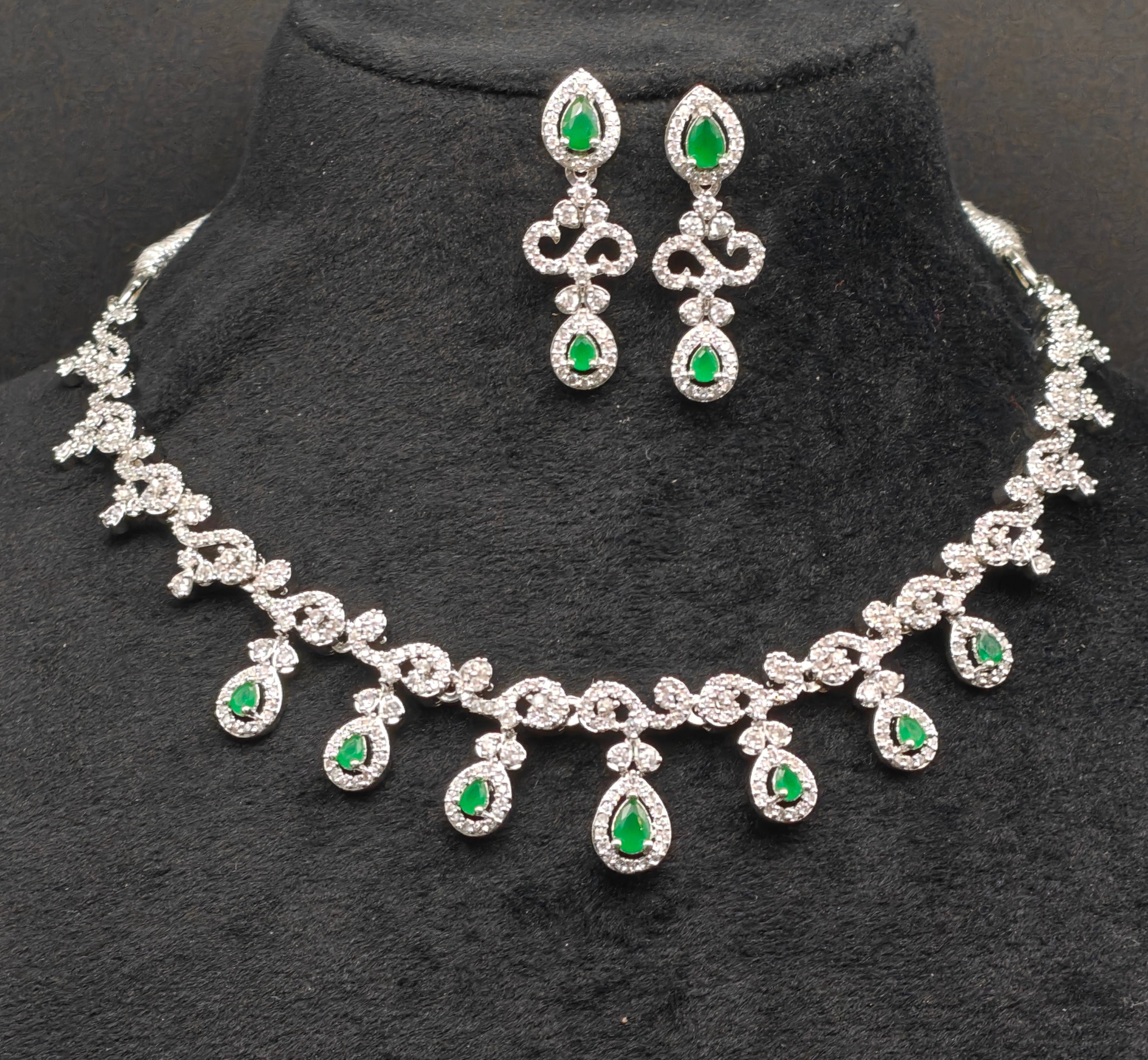 Silver necklace jewellery